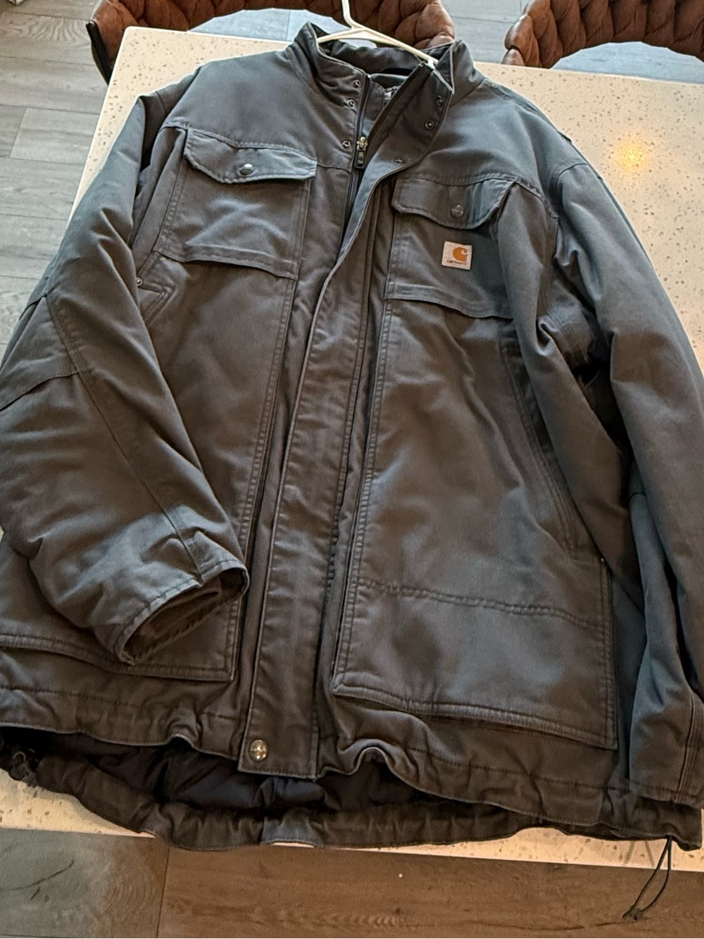 Carhartt Full Swing Quick Duck Coat Gray 3XL